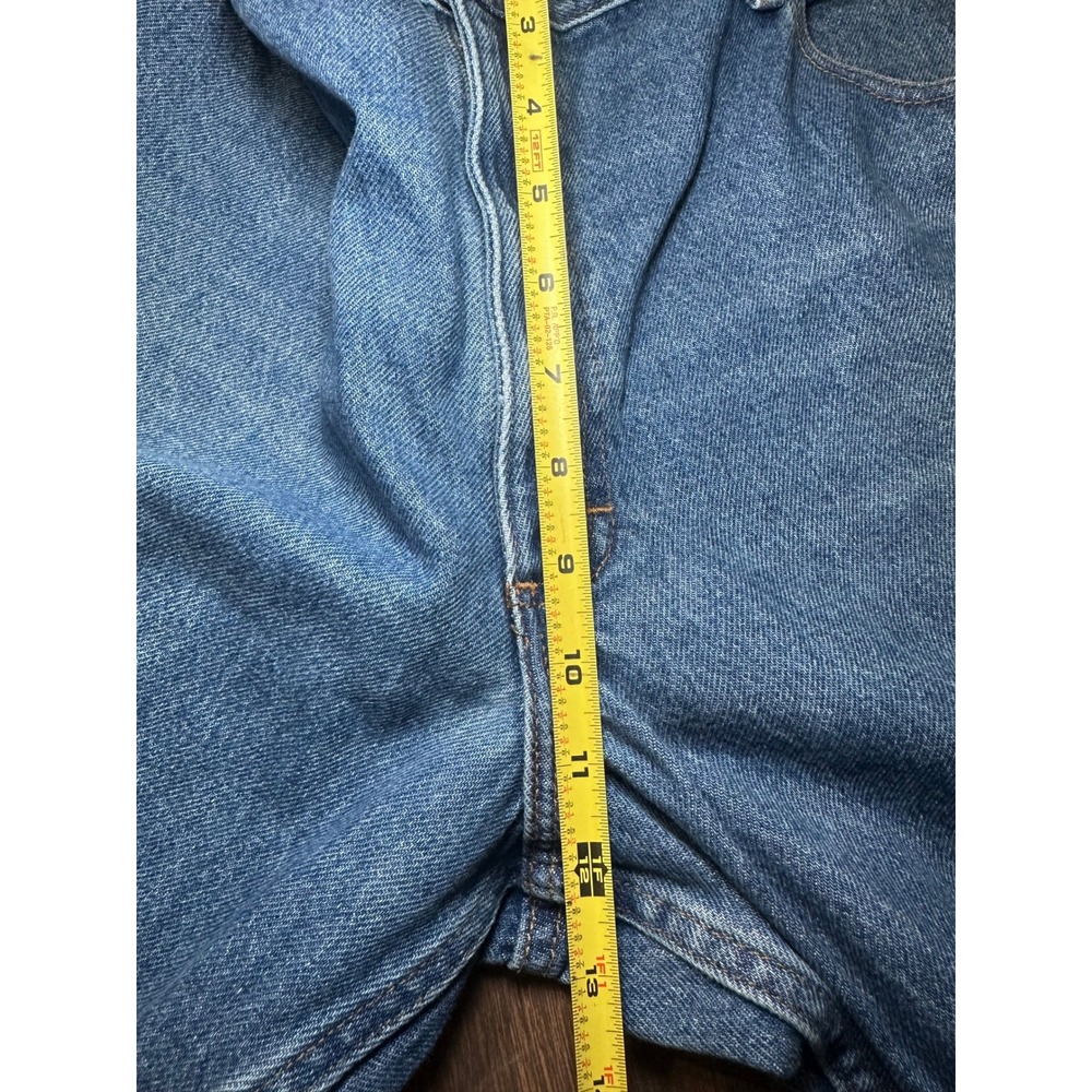 LL Bean Mens Relaxed Fit Jeans Blue Denim 42x28 Straight Leg Casual Jeans - Picture 11 of 12